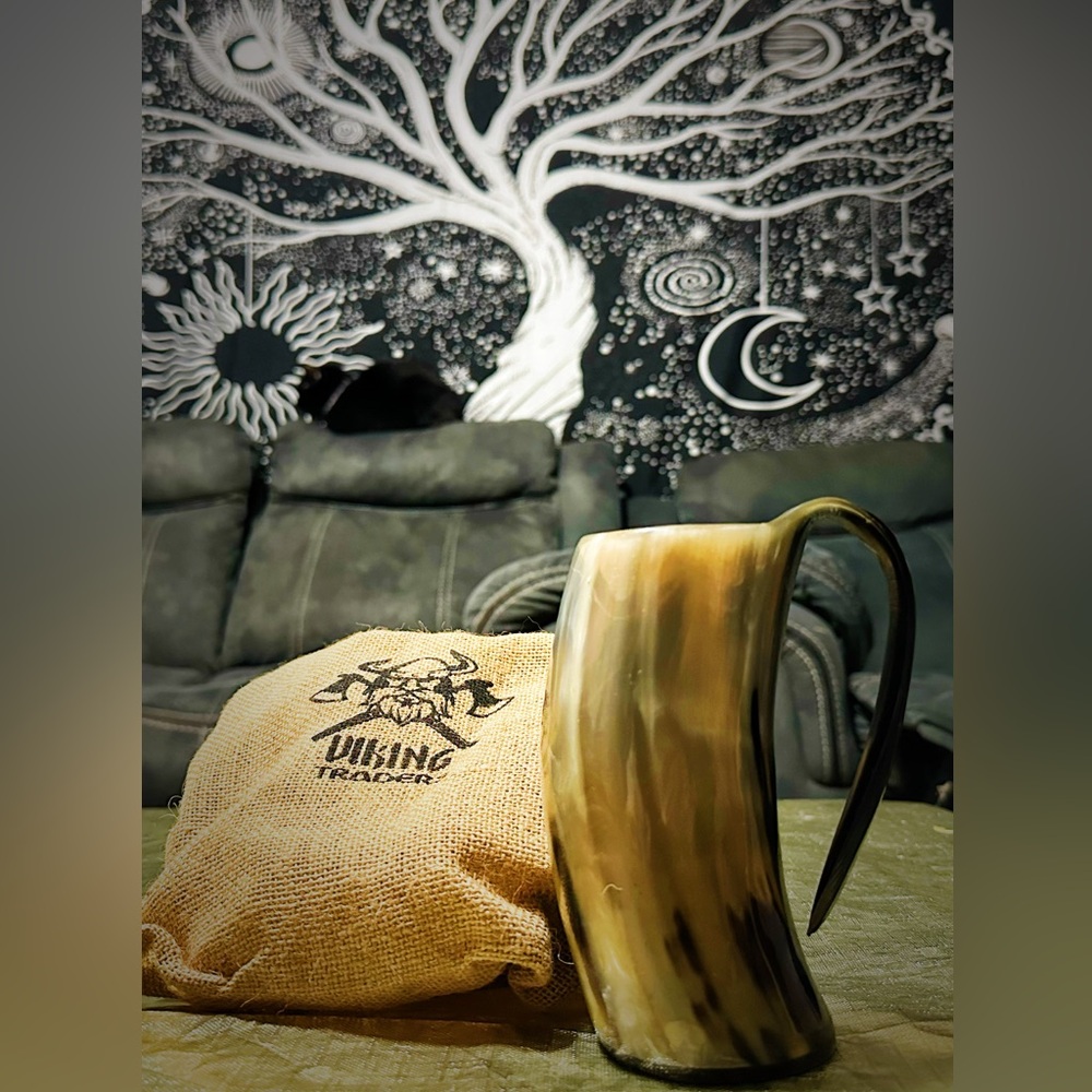 Viking Drinking Horn Mug - Picture 5 of 13